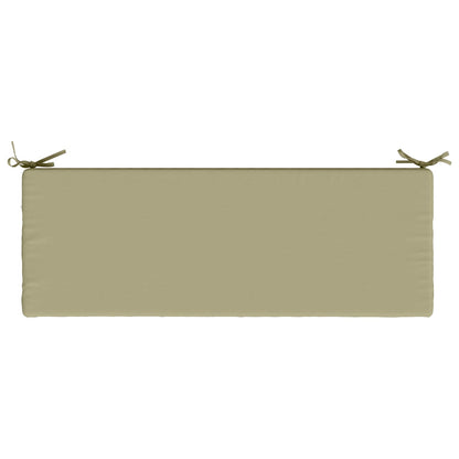 vidaXL Bench Cushion SOEST 100% Polyester Light Green 120 x 40 x 8 cm