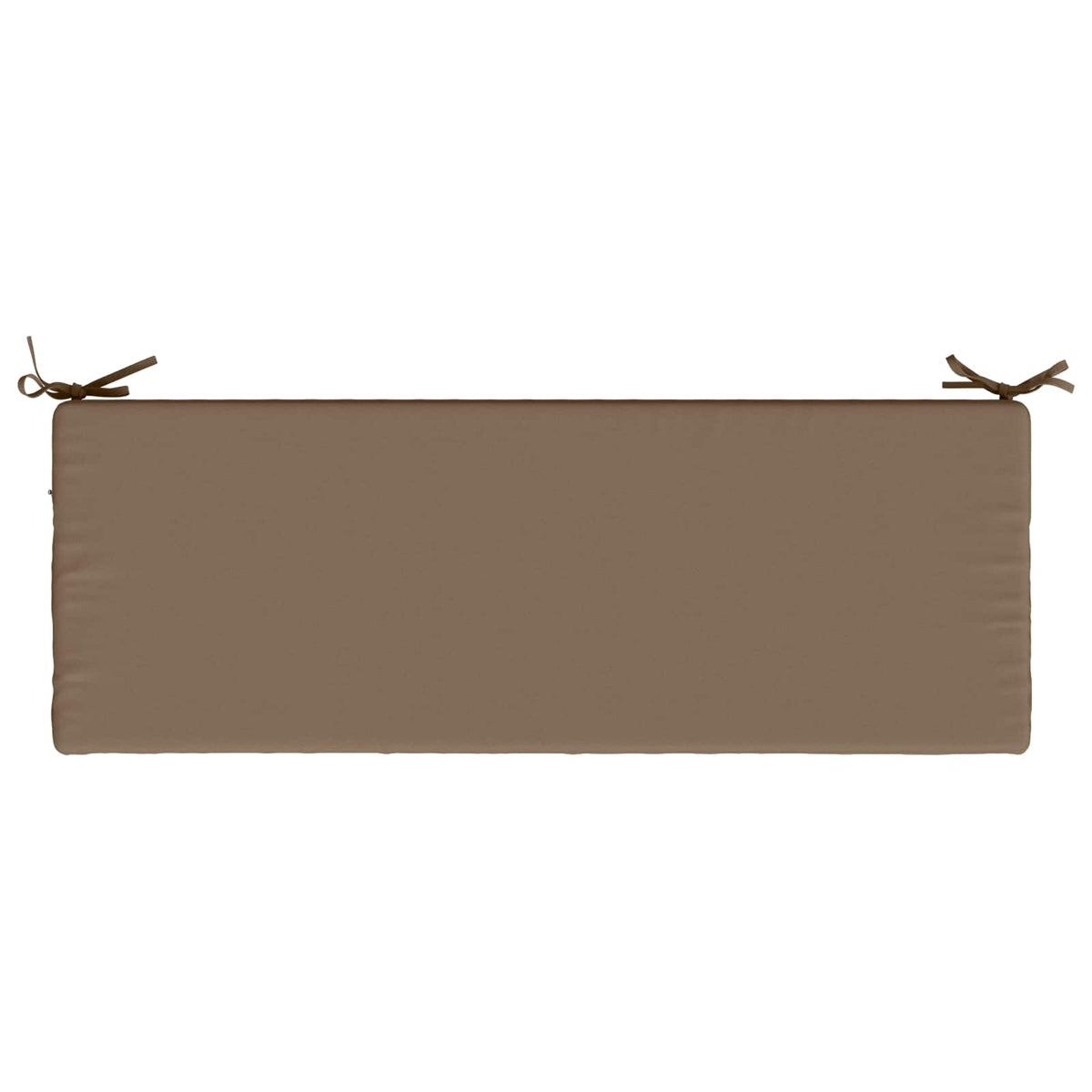 vidaXL 2-Piece Bench Cushions SOEST 2 pcs 100% Polyester Taupe