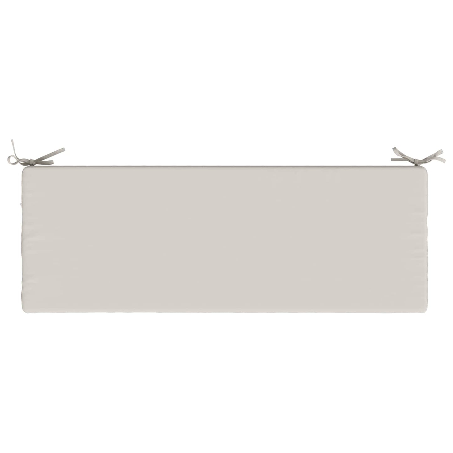vidaXL 2-Piece Bench Cushions SOEST 2 pcs 100% Polyester White