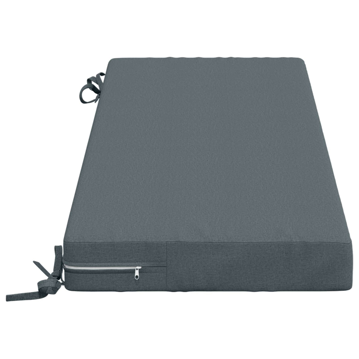 vidaXL Bench Cushion SOEST 100% Polyester Blue 120 x 40 x 8 cm