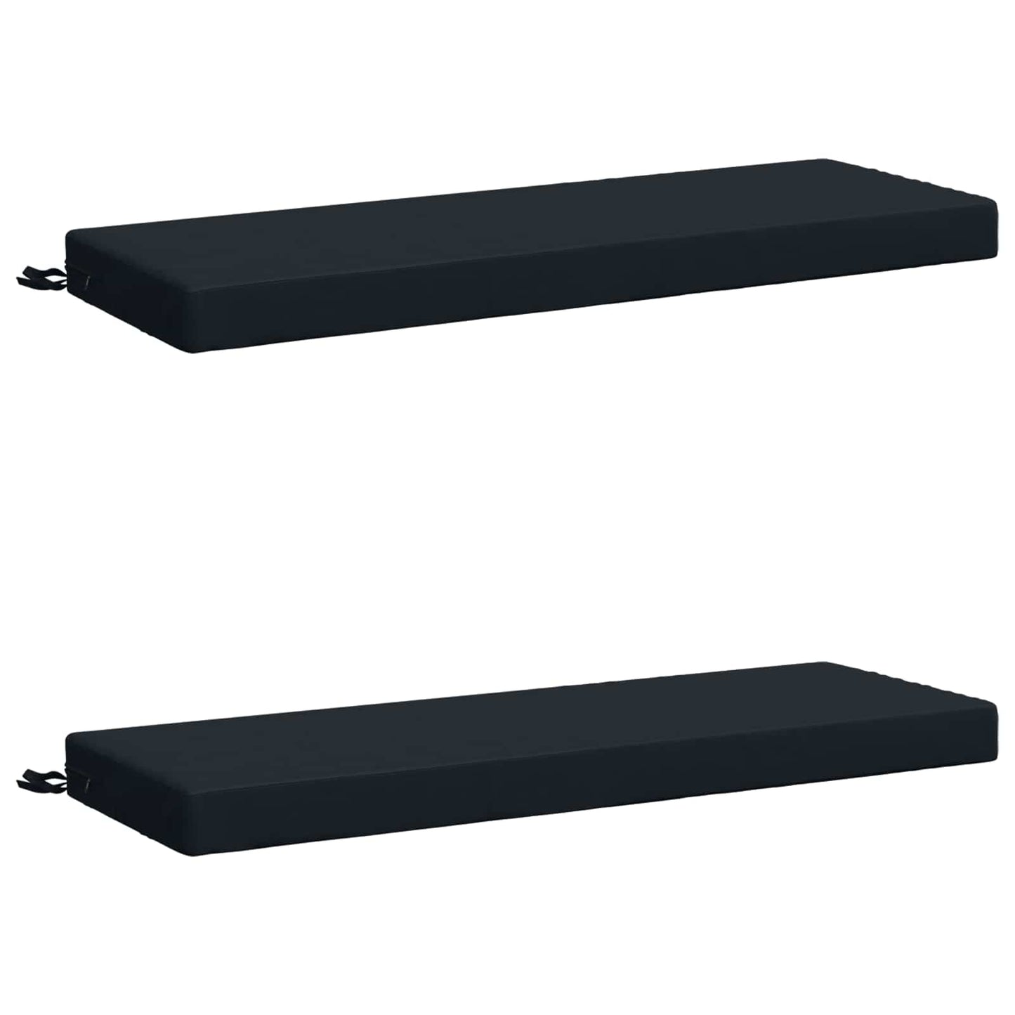 vidaXL 2-Piece Bench Cushions SOEST 2 pcs 100% Polyester Dark Blue