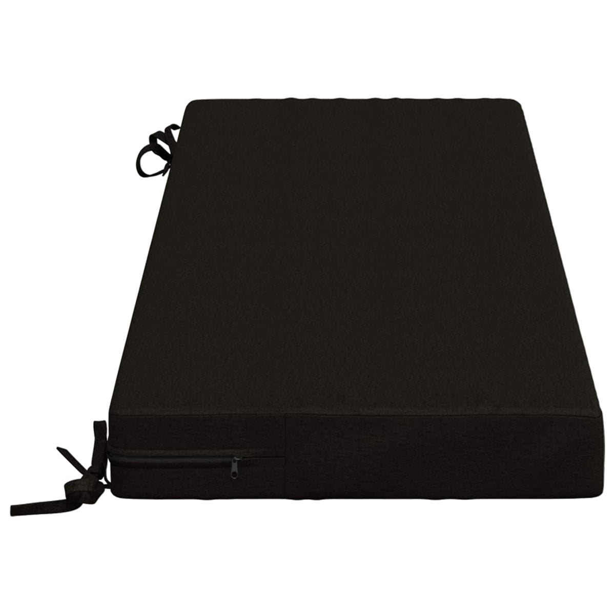 vidaXL 2-Piece Bench Cushions SOEST 2 pcs 100% Polyester Black
