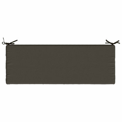 vidaXL Bench Cushion SOEST 100% Polyester Anthracite 120 x 40 x 8 cm