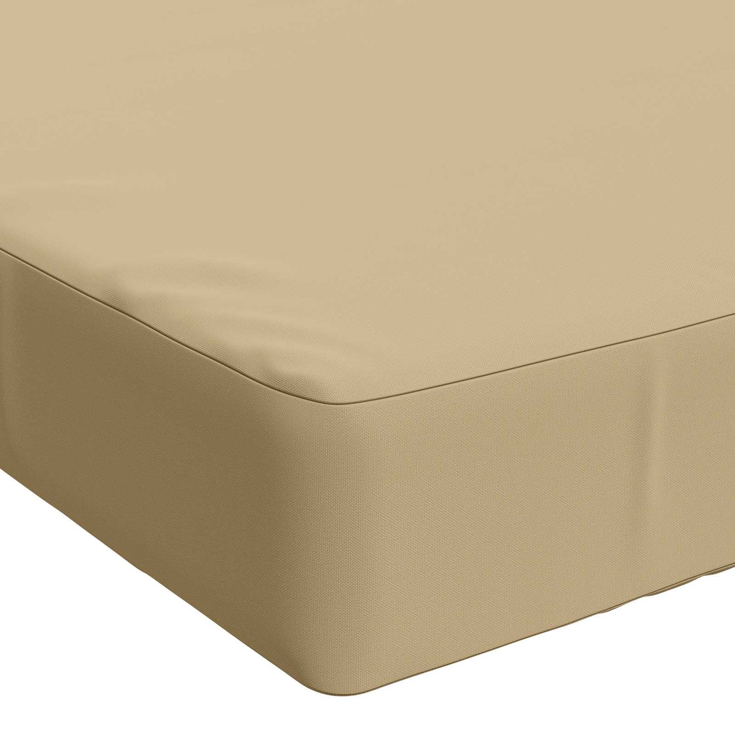 vidaXL Bench Cushion SOEST 100% Polyester Beige 120 x 40 x 8 cm