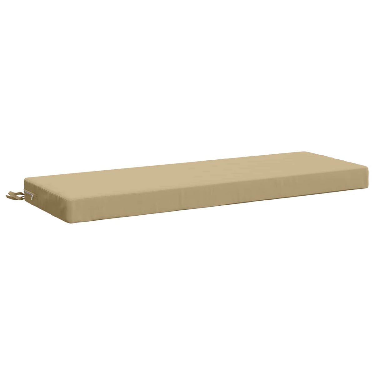 vidaXL Bench Cushion SOEST 100% Polyester Beige 120 x 40 x 8 cm
