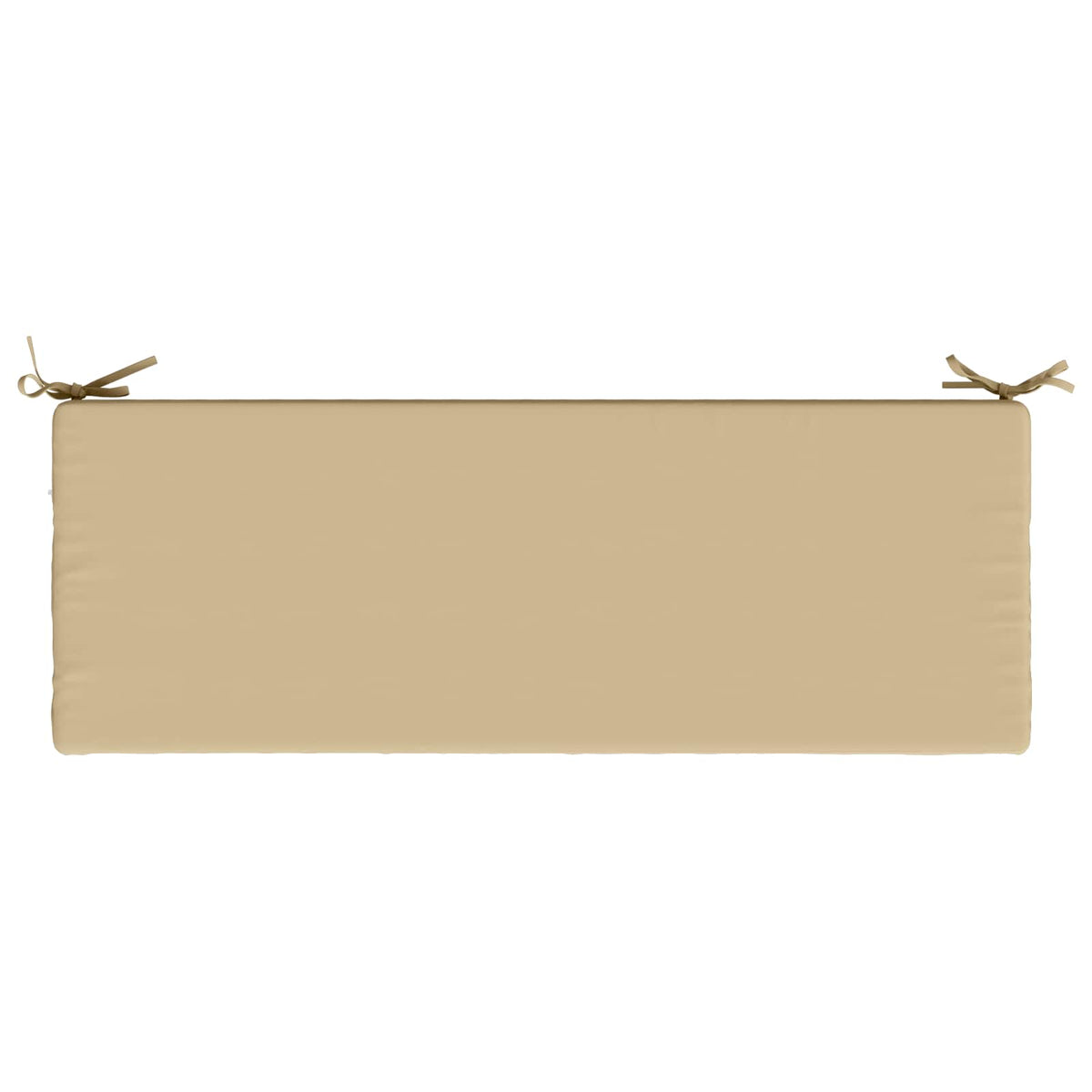 vidaXL Bench Cushion SOEST 100% Polyester Beige 120 x 40 x 8 cm
