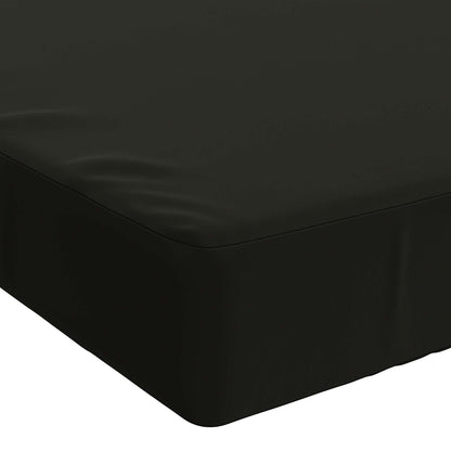 vidaXL Bench Cushion SOEST 100% Polyester Black 120 x 40 x 8 cm