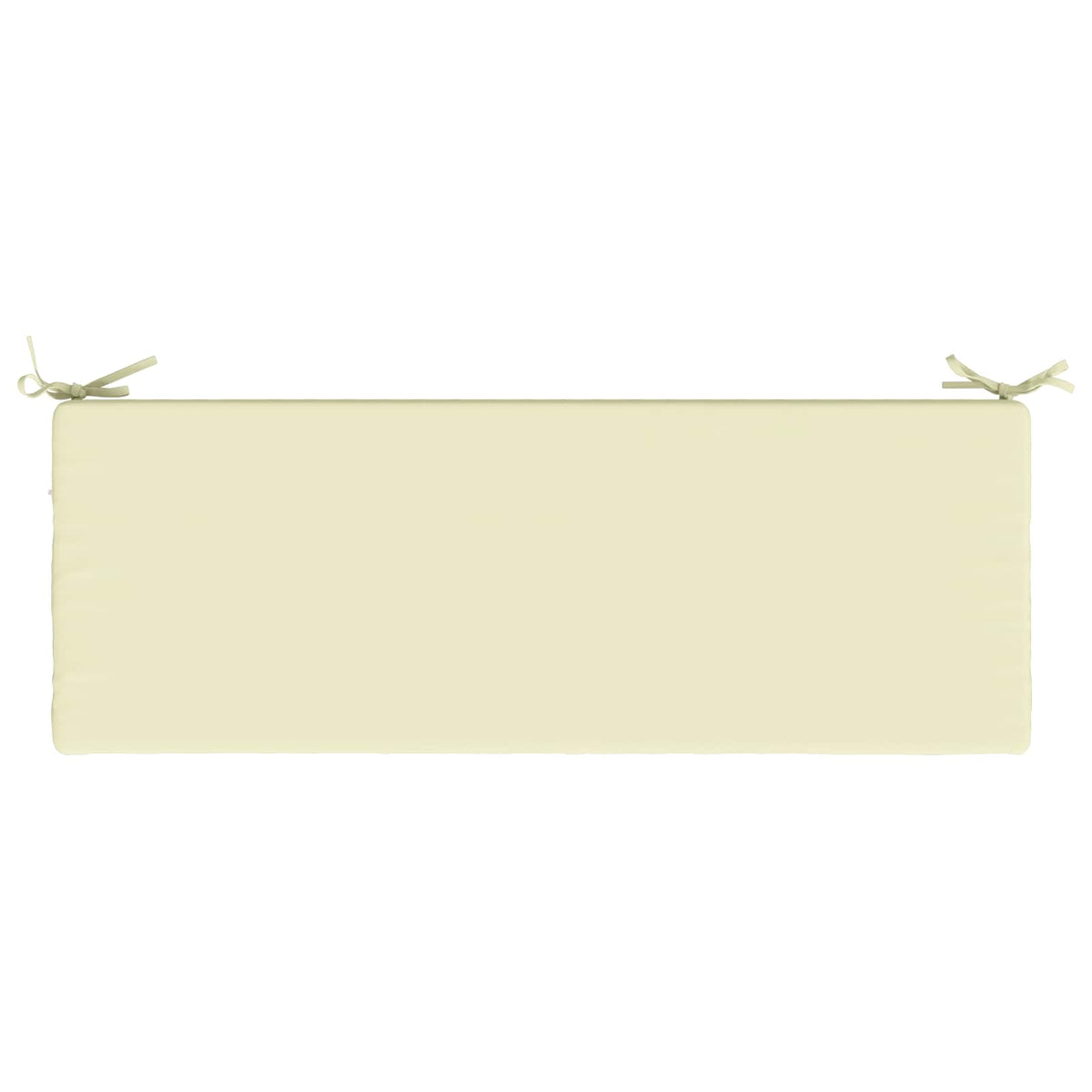 vidaXL Bench Cushion SOEST 100% Polyester Cream 120 x 40 x 8 cm