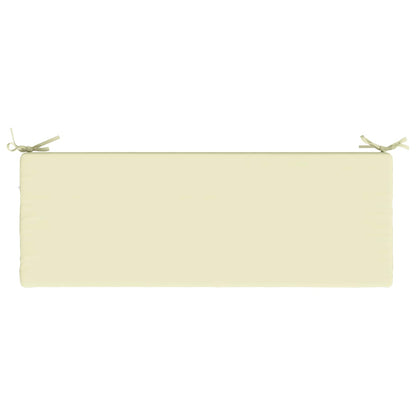 vidaXL 2-Piece Bench Cushions SOEST 2 pcs 100% Polyester Cream