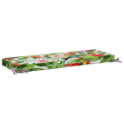 vidaXL Bench Cushion SOEST 100% Polyester Multicolour 120 x 40 x 8 cm