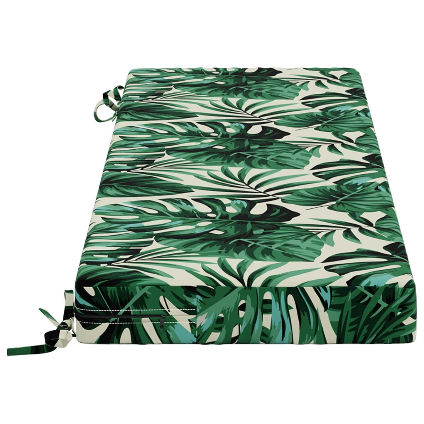 vidaXL 2-Piece Bench Cushions SOEST 2 pcs 100% Polyester Leaf Pattern
