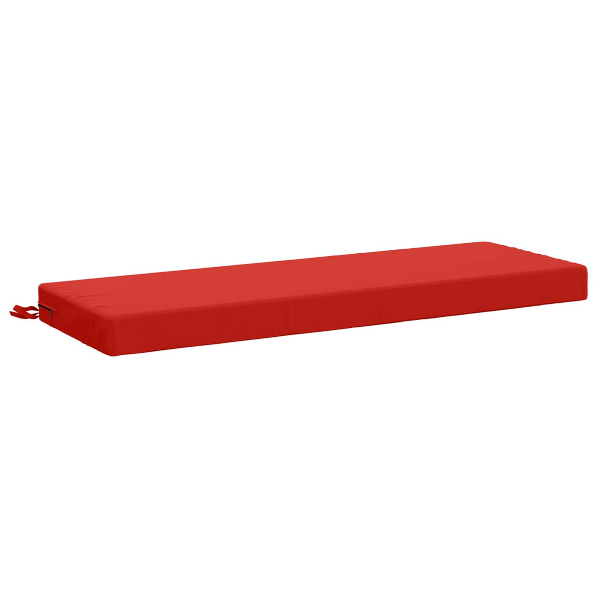 vidaXL Bench Cushion SOEST 100% Polyester Red 120 x 40 x 8 cm