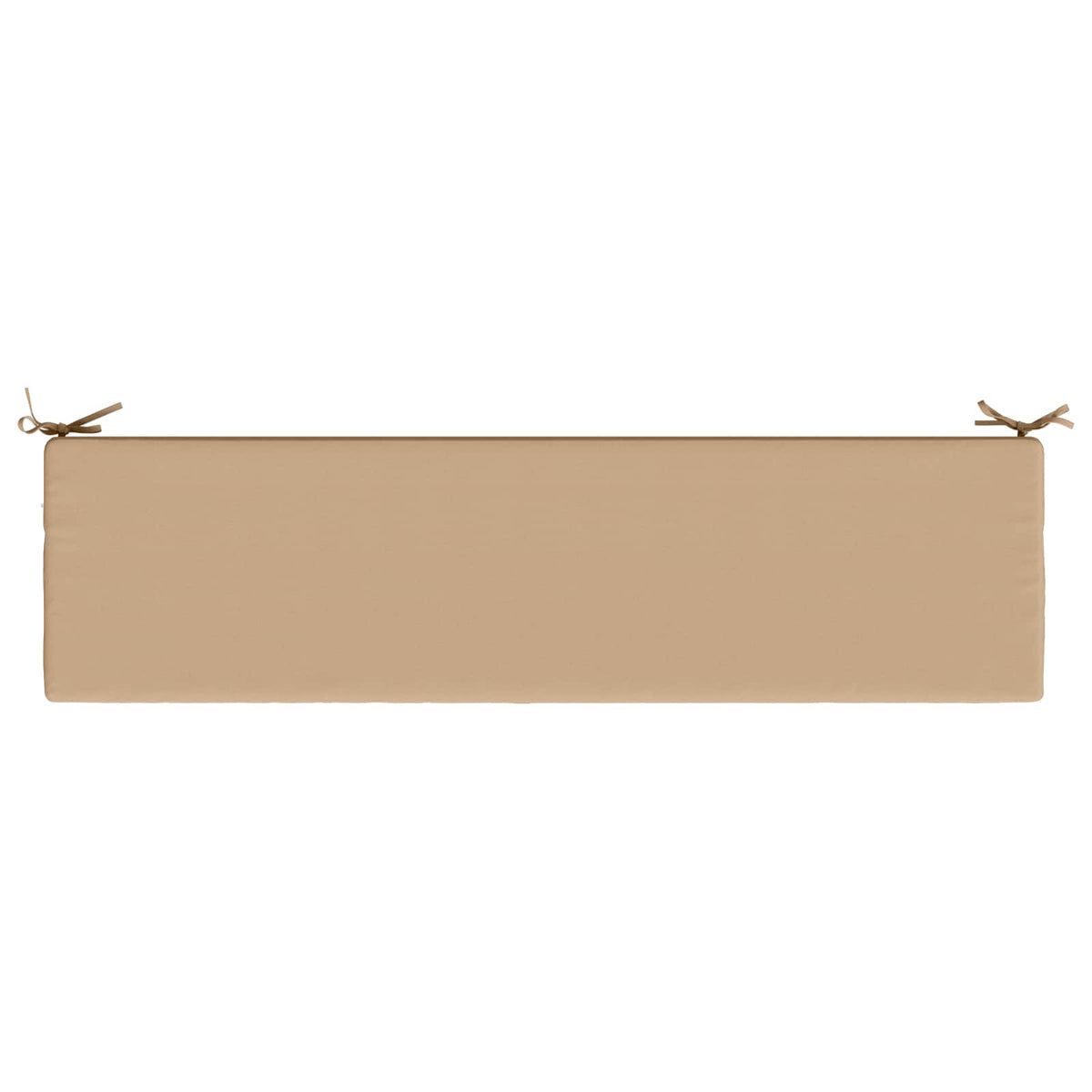 vidaXL Bench Cushion SOEST 100% Polyester Sand 140 x 40 x 8 cm