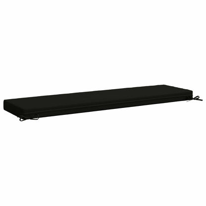vidaXL 2-Piece Bench Cushions SOEST 2 pcs 100% Polyester Black