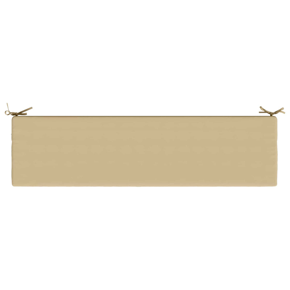 vidaXL Bench Cushion SOEST 100% Polyester Beige 140 x 40 x 8 cm