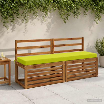 vidaXL 2-Piece Bench Cushions SOEST 2 pcs 100% Polyester Bright Green