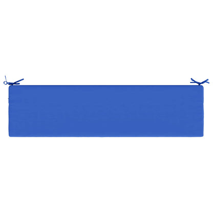 vidaXL Bench Cushion SOEST 100% Polyester Royal Blue 140 x 40 x 8 cm