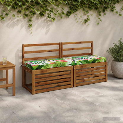 vidaXL 2-Piece Bench Cushions SOEST 2 pcs 100% Polyester Multicolour