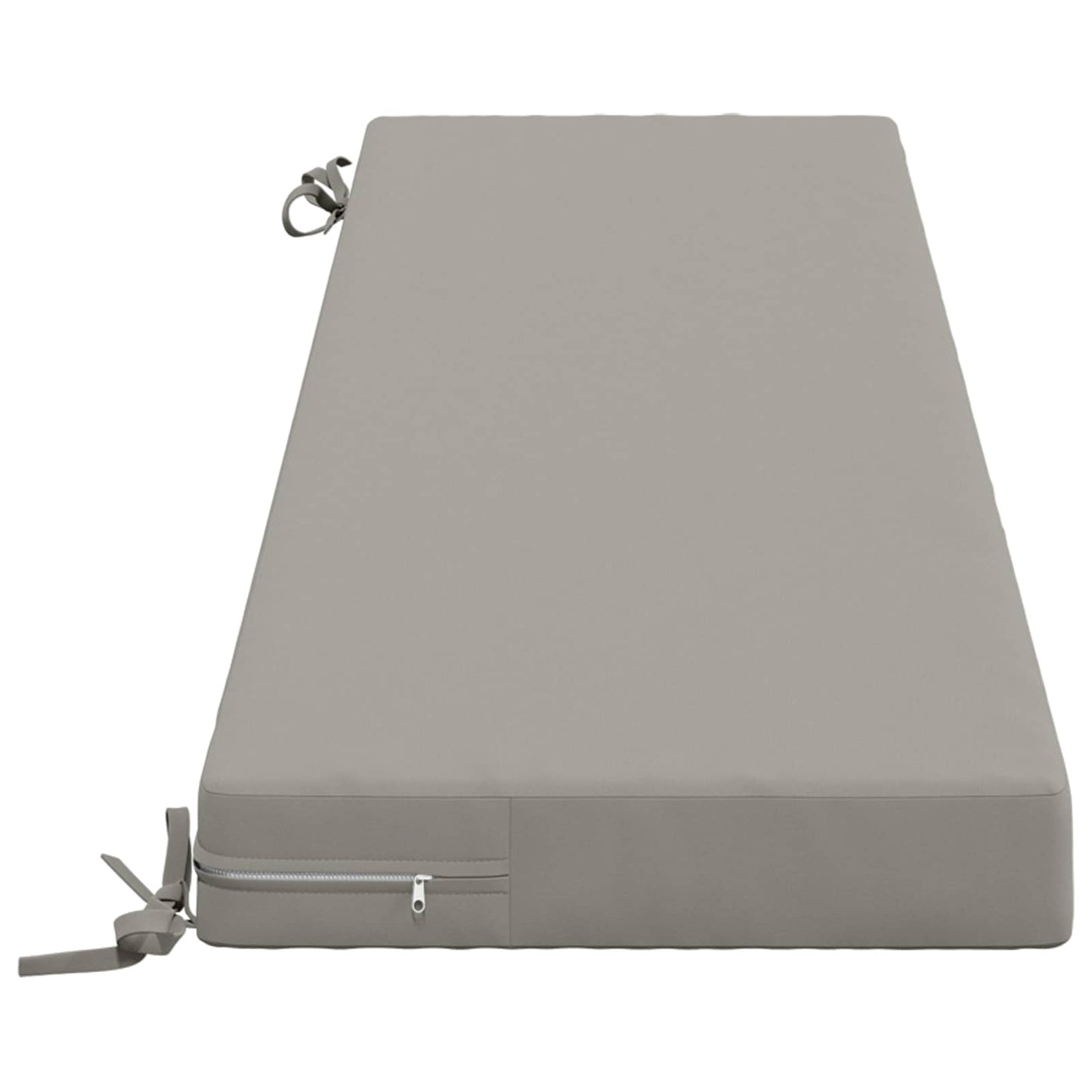 vidaXL 2-Piece Bench Cushions SOEST 2 pcs 100% Polyester Grey
