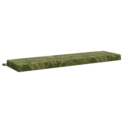 vidaXL 2-Piece Bench Cushions SOEST 2 pcs 100% Polyester Leaf Design