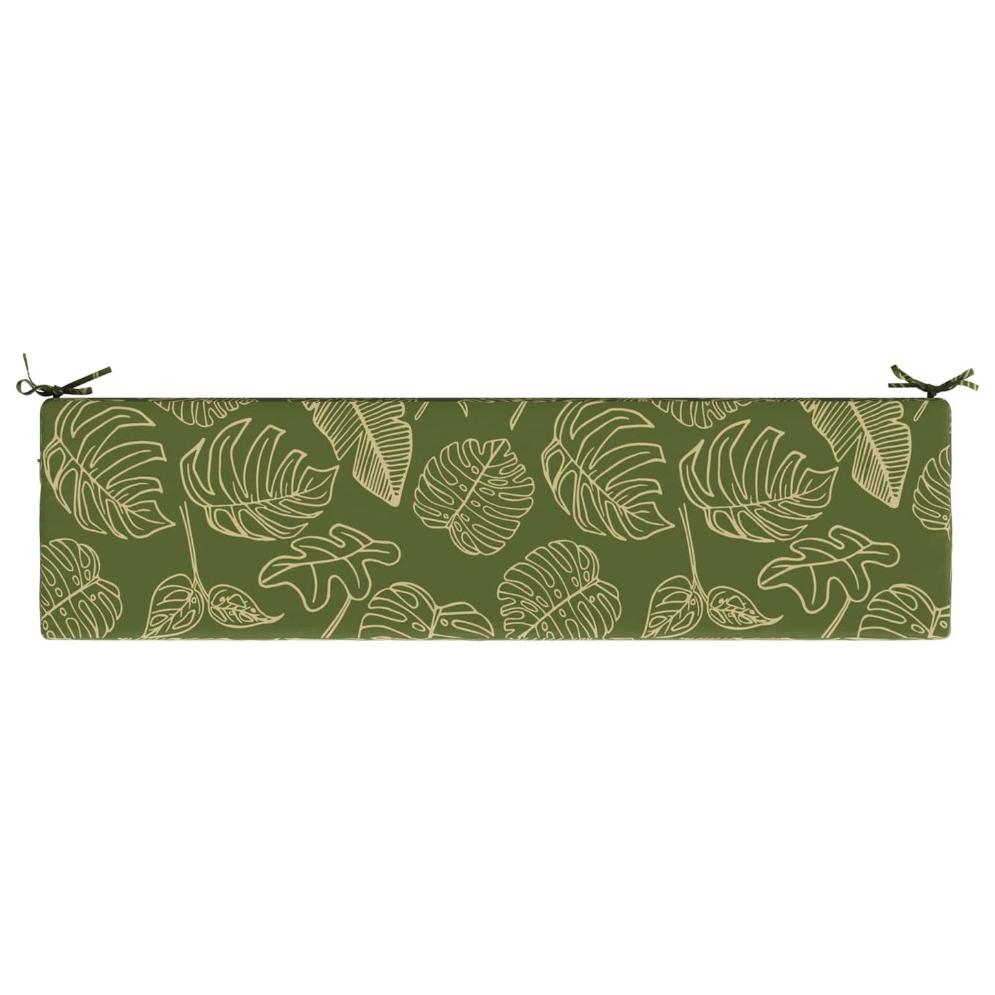vidaXL 2-Piece Bench Cushions SOEST 2 pcs 100% Polyester Leaf Design