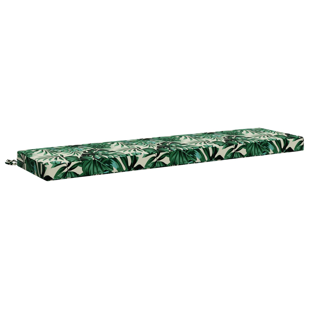 vidaXL Bench Cushion SOEST 100% Polyester Leaf Pattern 140 x 40 x 8 cm