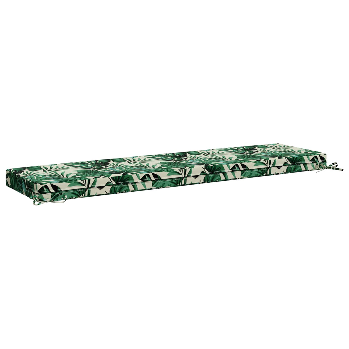 vidaXL 2-Piece Bench Cushions SOEST 2 pcs 100% Polyester Leaf Pattern