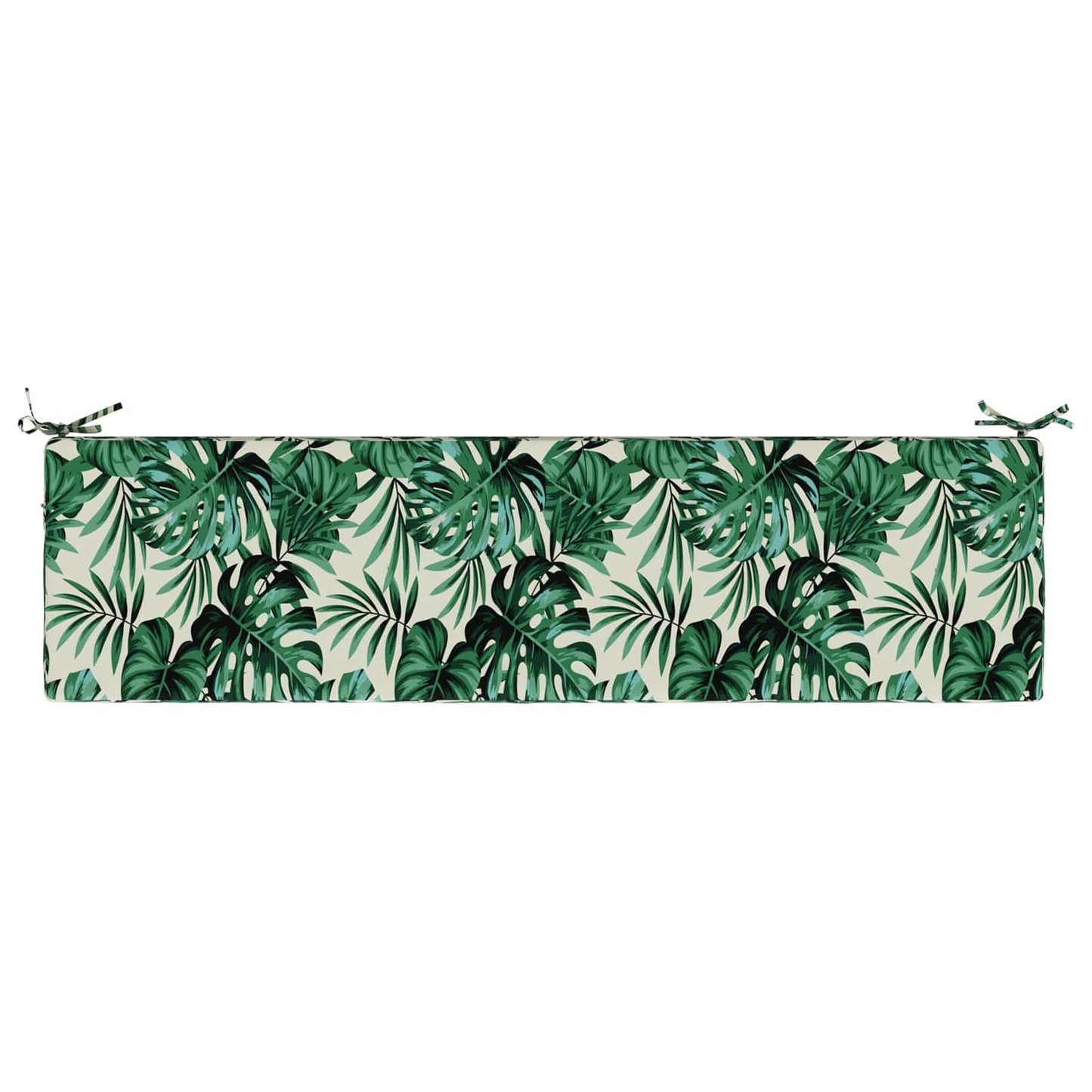 vidaXL 2-Piece Bench Cushions SOEST 2 pcs 100% Polyester Leaf Pattern