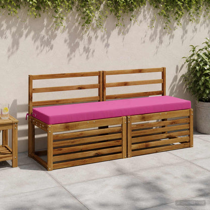 vidaXL Bench Cushion SOEST 100% Polyester Pink 140 x 40 x 8 cm
