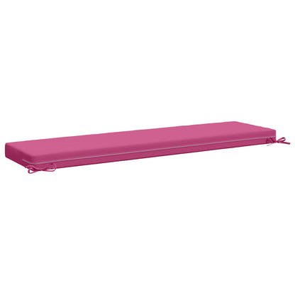 vidaXL Bench Cushion SOEST 100% Polyester Pink 140 x 40 x 8 cm