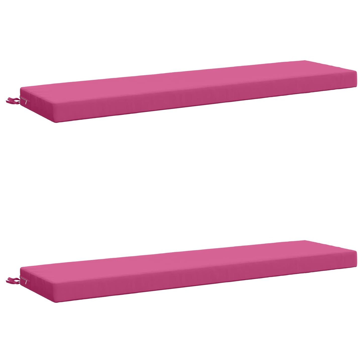 vidaXL 2-Piece Bench Cushions SOEST 2 pcs 100% Polyester Pink