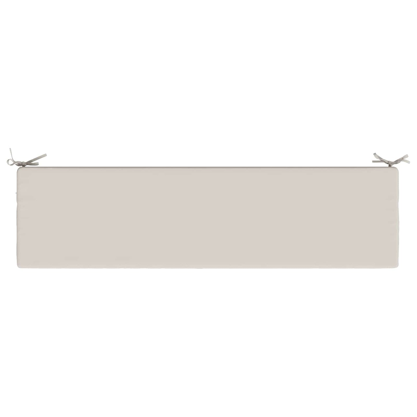 vidaXL 2-Piece Bench Cushions SOEST 2 pcs 100% Polyester White