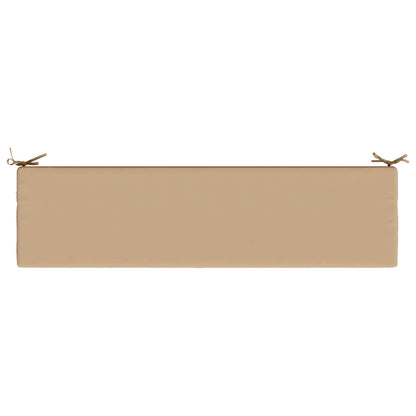 vidaXL Bench Cushion SOEST 100% Polyester Sand 150 x 40 x 8 cm