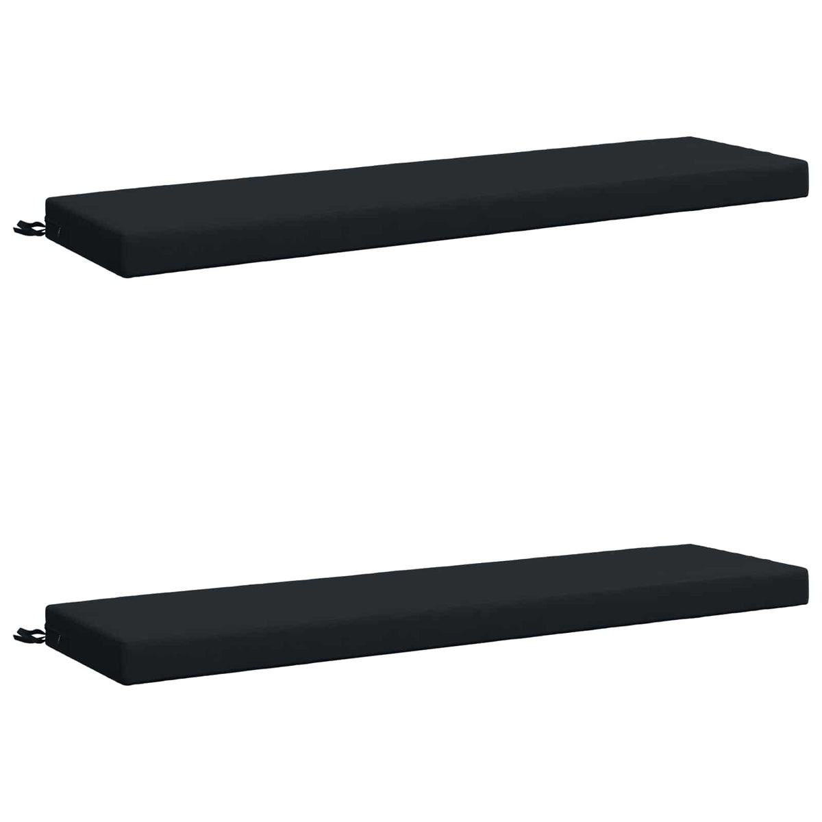 vidaXL 2-Piece Bench Cushions SOEST 2 pcs 100% Polyester Dark Blue