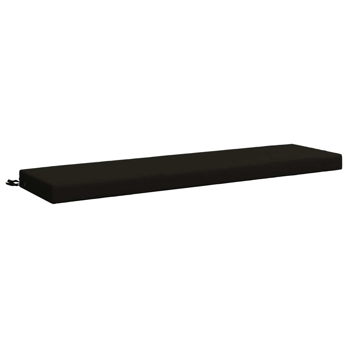 vidaXL Bench Cushion SOEST 100% Polyester Black 150 x 40 x 8 cm