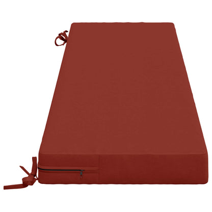 vidaXL Bench Cushion SOEST 100% Polyester Red 150 x 40 x 8 cm