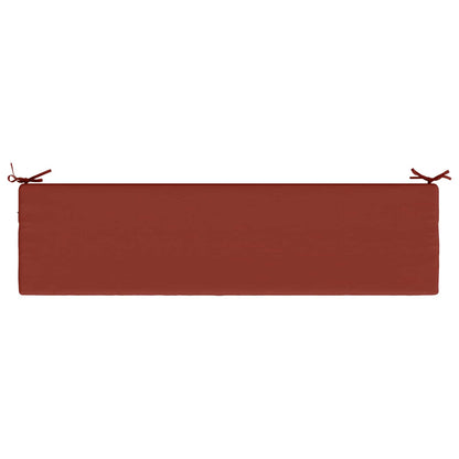 vidaXL Bench Cushion SOEST 100% Polyester Red 150 x 40 x 8 cm