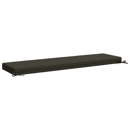vidaXL Bench Cushion SOEST 100% Polyester Anthracite 150 x 40 x 8 cm