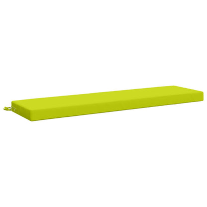 vidaXL Bench Cushion SOEST 100% Polyester Bright Green 150 x 40 x 8 cm