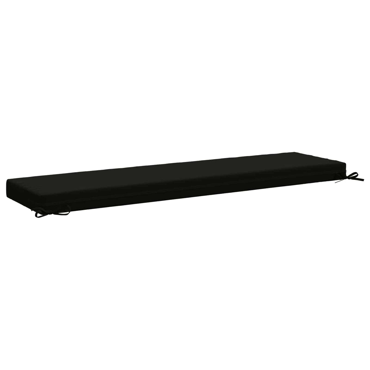 vidaXL 2-Piece Bench Cushions SOEST 2 pcs 100% Polyester Black