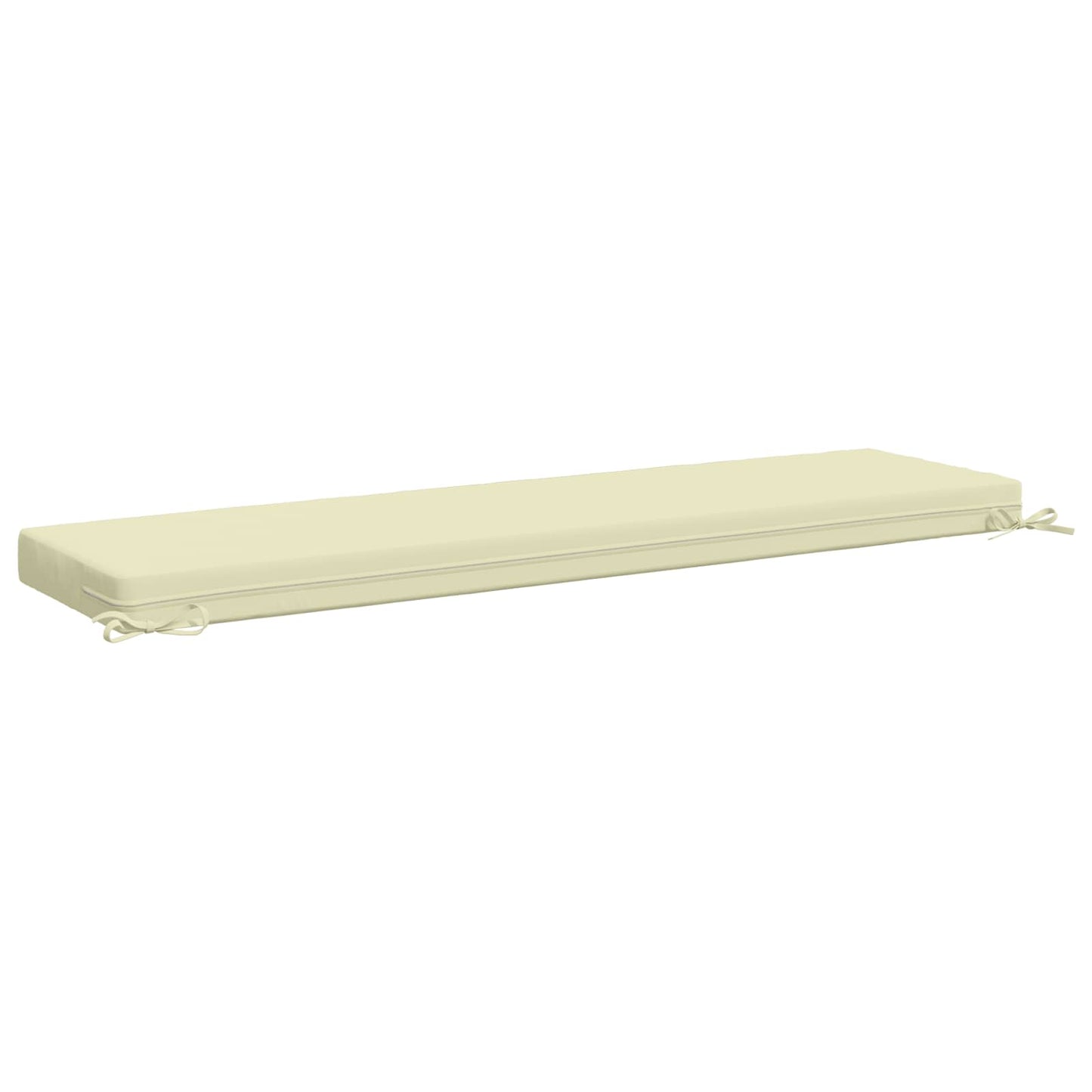 vidaXL Bench Cushion SOEST 100% Polyester Cream 150 x 40 x 8 cm