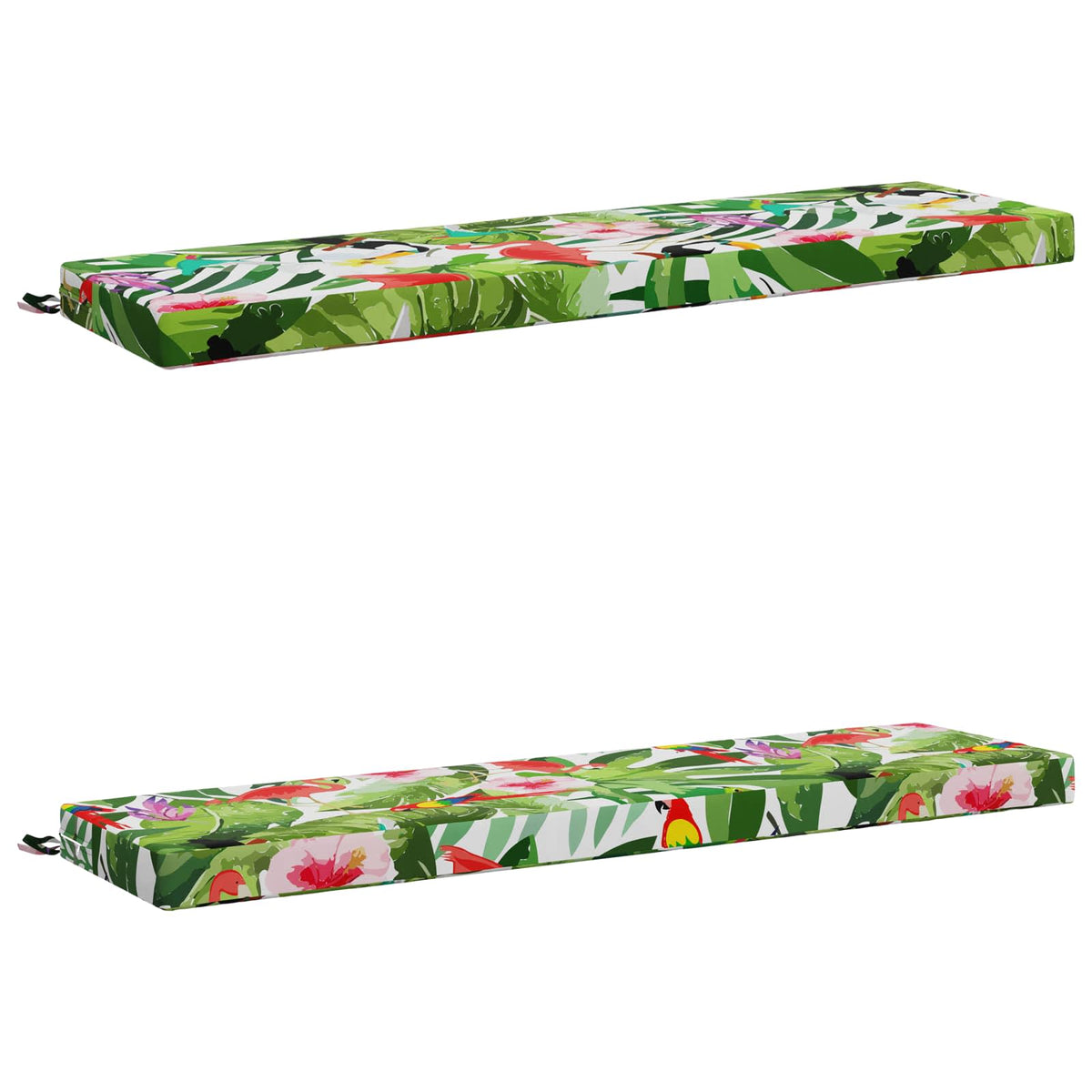 vidaXL 2-Piece Bench Cushions SOEST 2 pcs 100% Polyester Multicolour