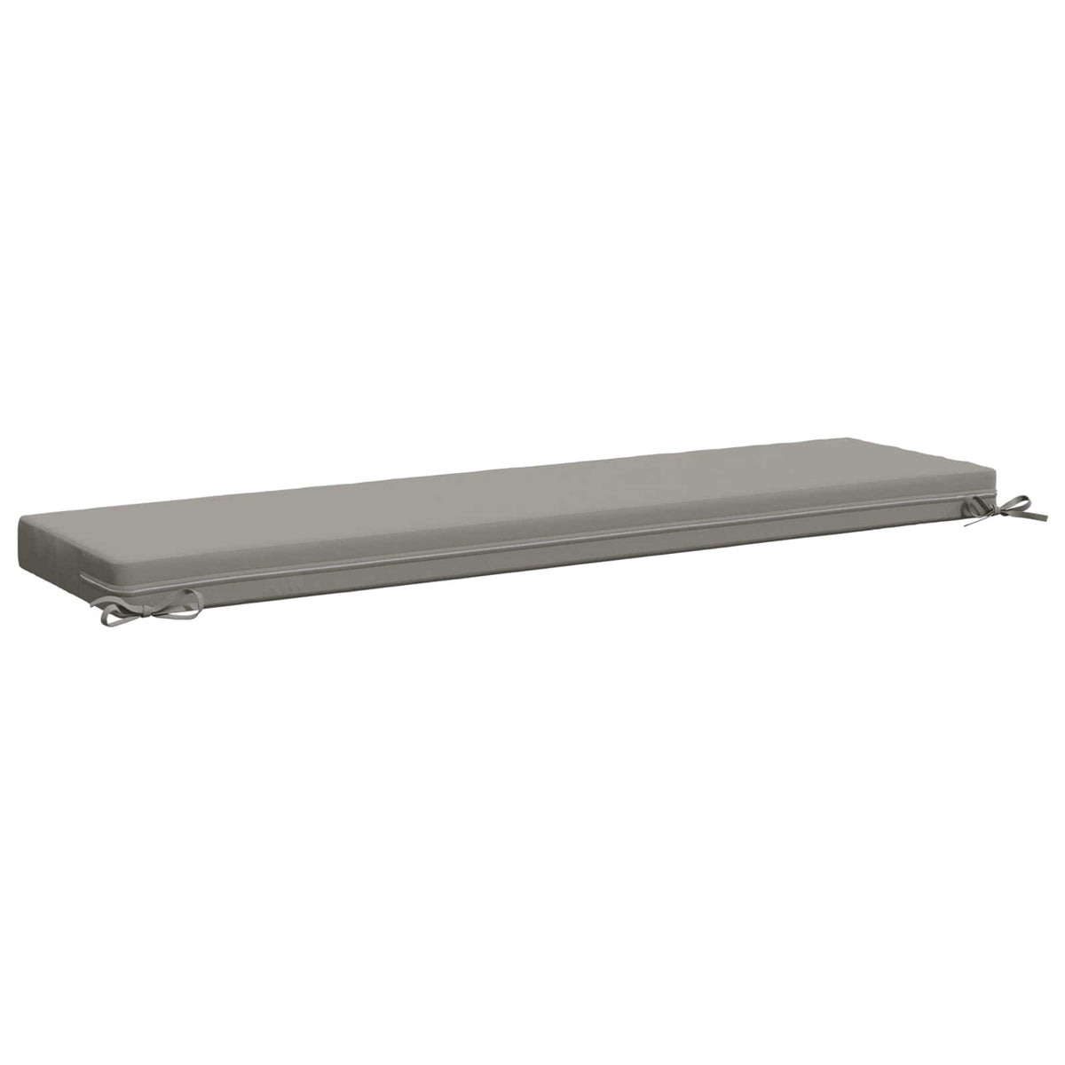 vidaXL Bench Cushion SOEST 100% Polyester Grey 150 x 40 x 8 cm