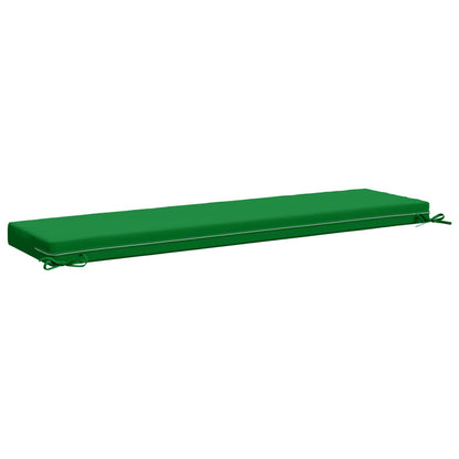 vidaXL Bench Cushion SOEST 100% Polyester Green 150 x 40 x 8 cm