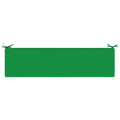 vidaXL Bench Cushion SOEST 100% Polyester Green 150 x 40 x 8 cm