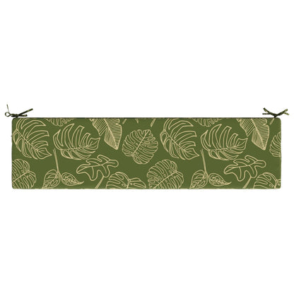 vidaXL 2-Piece Bench Cushions SOEST 2 pcs 100% Polyester Leaf Design
