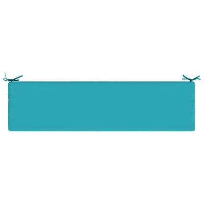 vidaXL Bench Cushion SOEST 100% Polyester Turquoise 150 x 40 x 8 cm