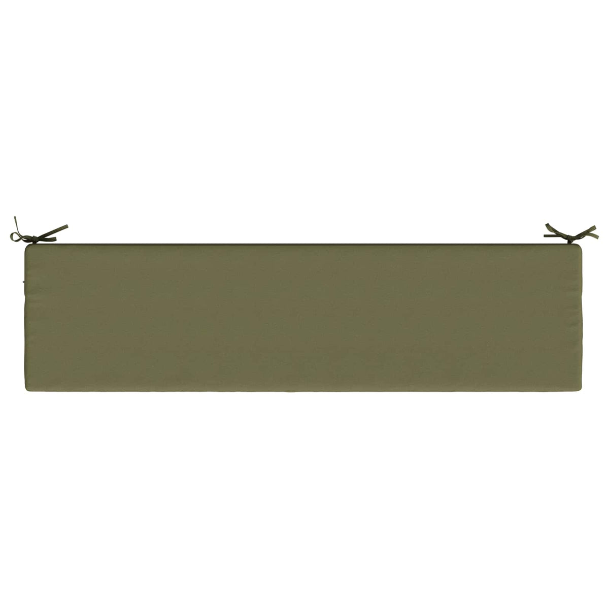 vidaXL 2-Piece Bench Cushions SOEST 2 pcs 100% Polyester Olive Green