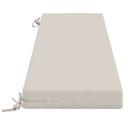 vidaXL 2-Piece Bench Cushions SOEST 2 pcs 100% Polyester White