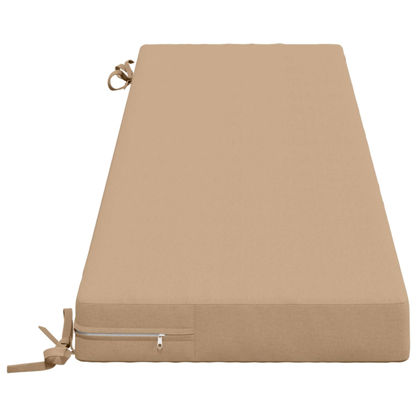 vidaXL 2-Piece Bench Cushions SOEST 2 pcs 100% Polyester Sand